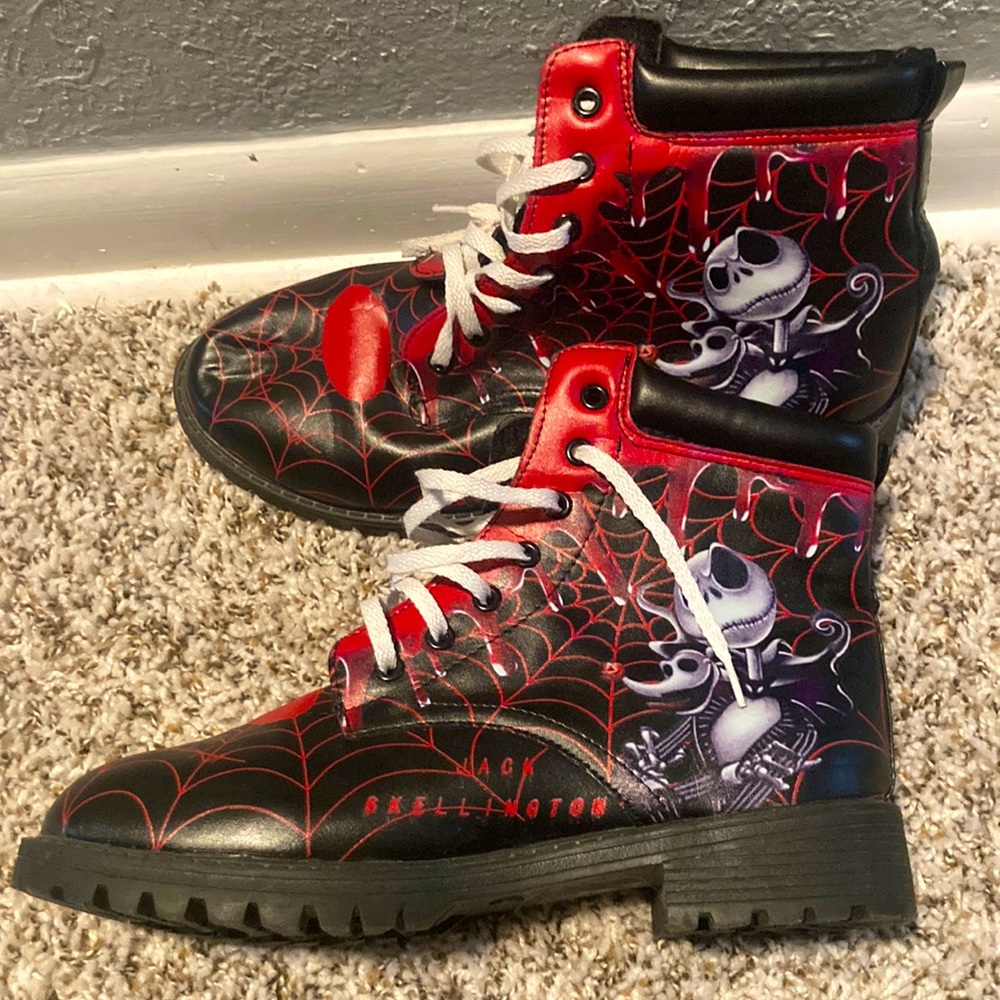Nightmare before Christmas combat boots